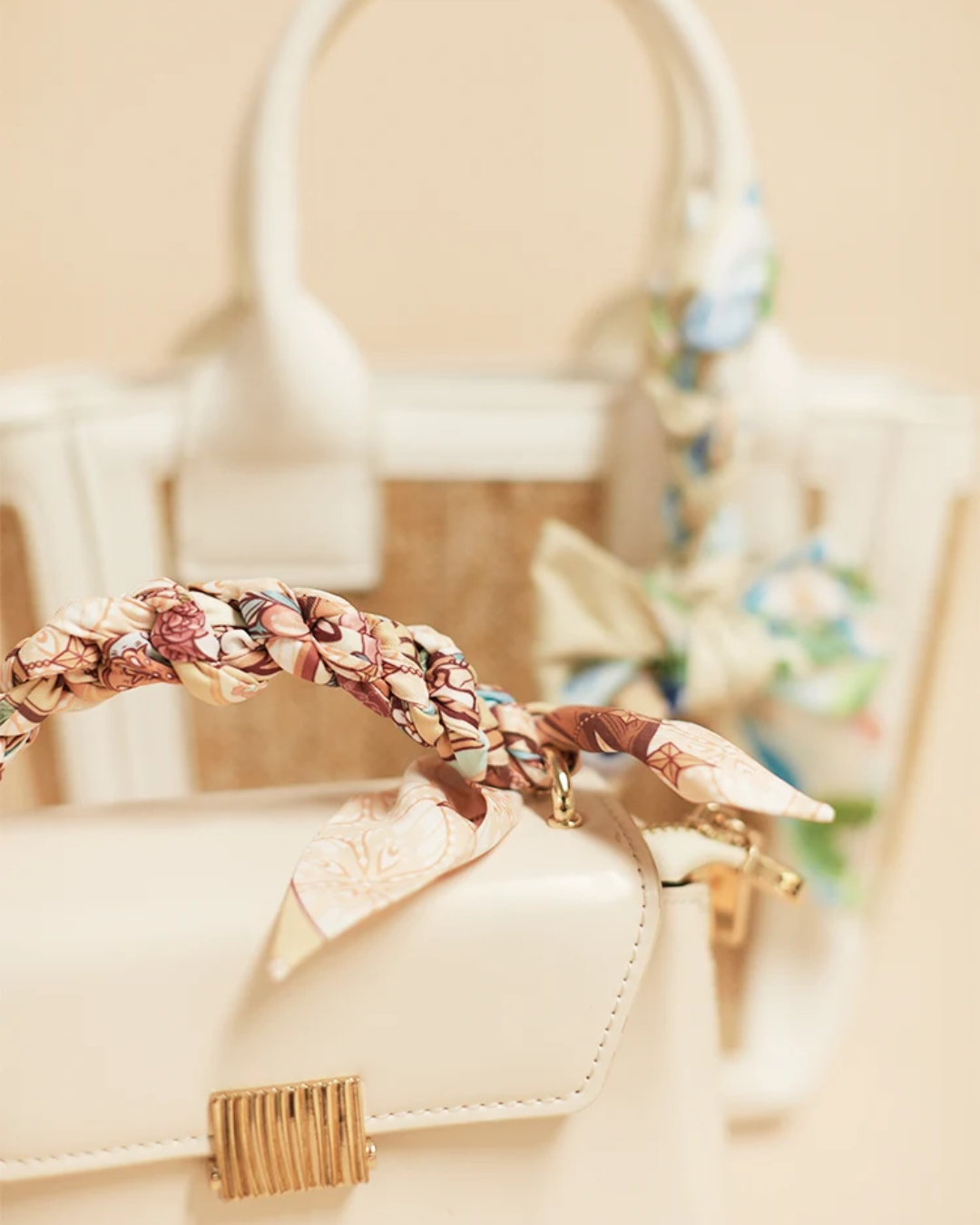 Bunny & Floral Twilly Scarf