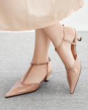 Elegant T-Strap Heels
