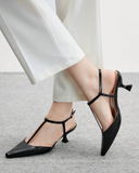 Elegant T-Strap Heels