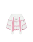 Bunny Ruffle Mini Skirt