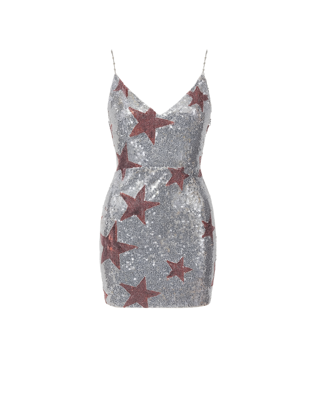 Silver Sequin Star Dress