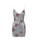 Silver Sequin Star Dress