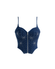 Starry Denim Corset Top