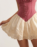 Gingham Corset Dress