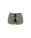 Striped Crochet Knit Shorts