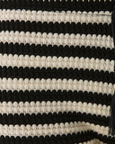 Striped Crochet Knit Shorts