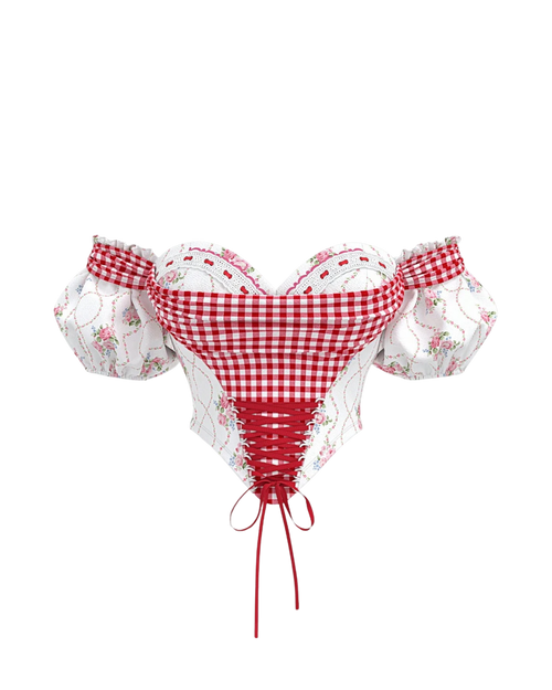 Vintage Charm Corset Top