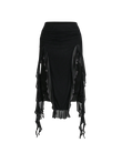 Ruffled Asymmetric Skirt