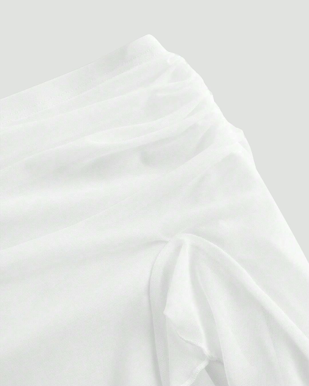 Ruffled Asymmetric Skirt