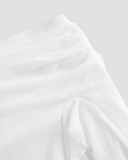 Ruffled Asymmetric Skirt
