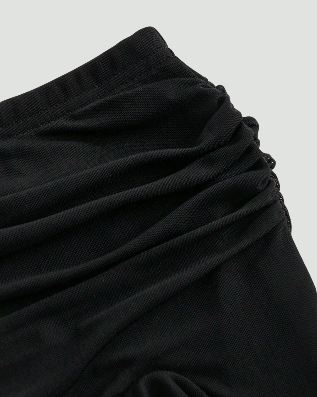 Ruffled Asymmetric Skirt
