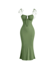 Ruffle Bust Dress