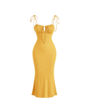 Ruffle Bust Dress
