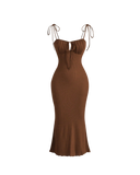 Ruffle Bust Dress