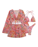 Paisley Bikini & Cover-Up Set