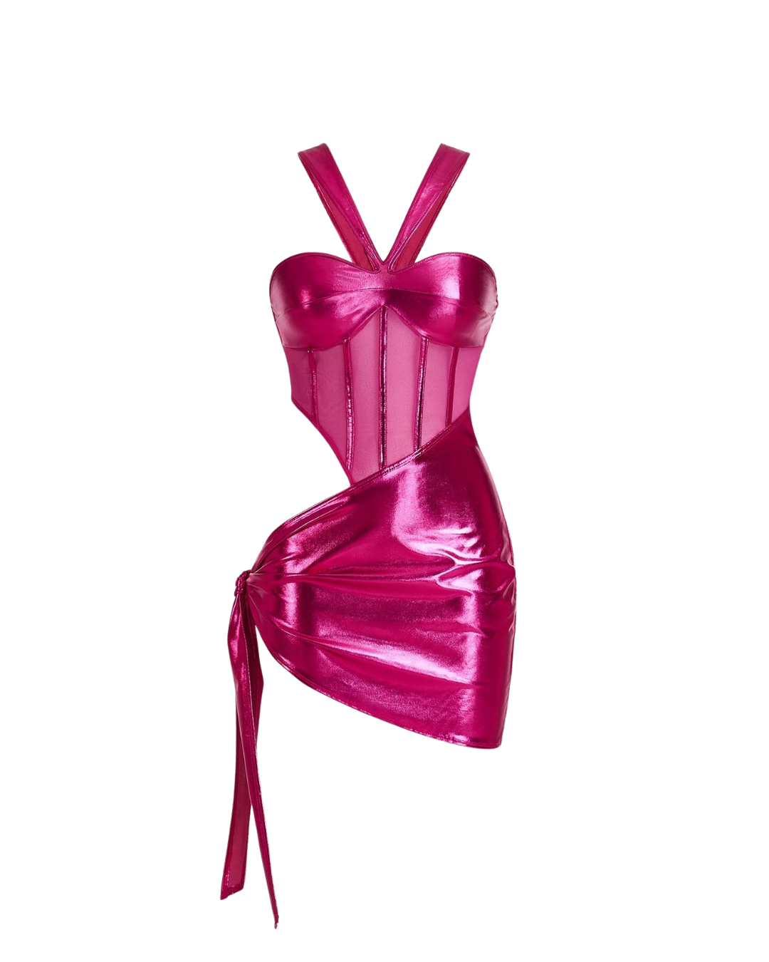 Corset Halter Mini Dress