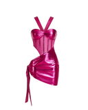 Corset Halter Mini Dress