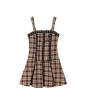 Pleated Mini Dress
