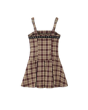 Pleated Mini Dress