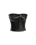 Zip Bustier Top