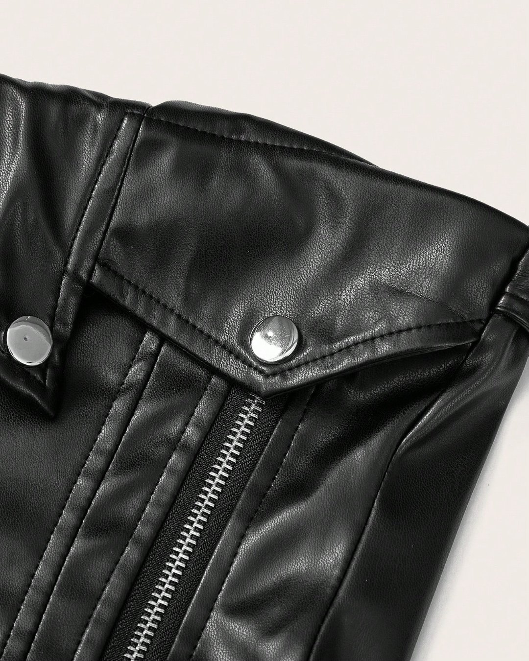 Zip Bustier Top