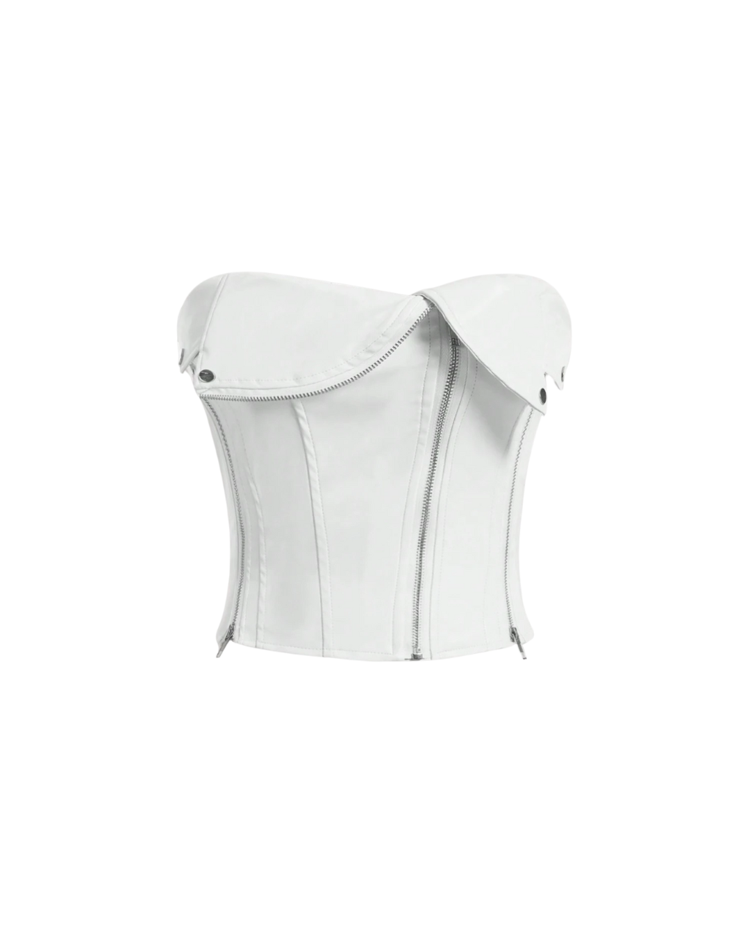 Zip Bustier Top
