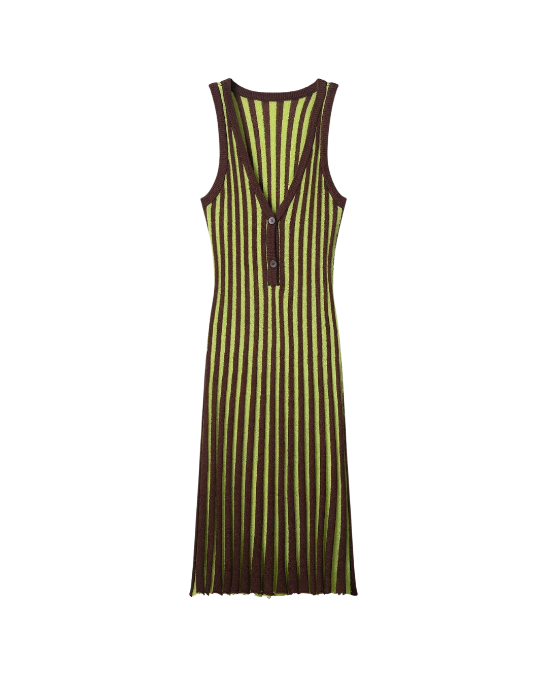 Striped Bodycon Knit Dress