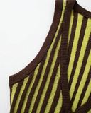 Striped Bodycon Knit Dress
