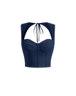 Back-Tie Corset Crop