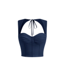 Back-Tie Corset Crop