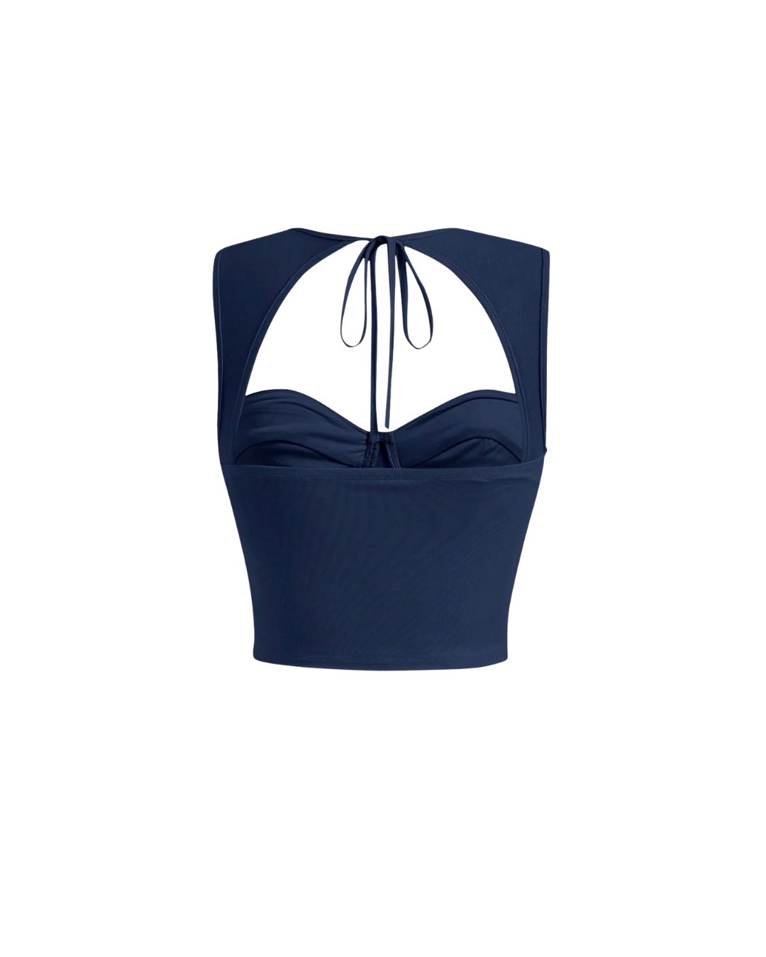 Back-Tie Corset Crop