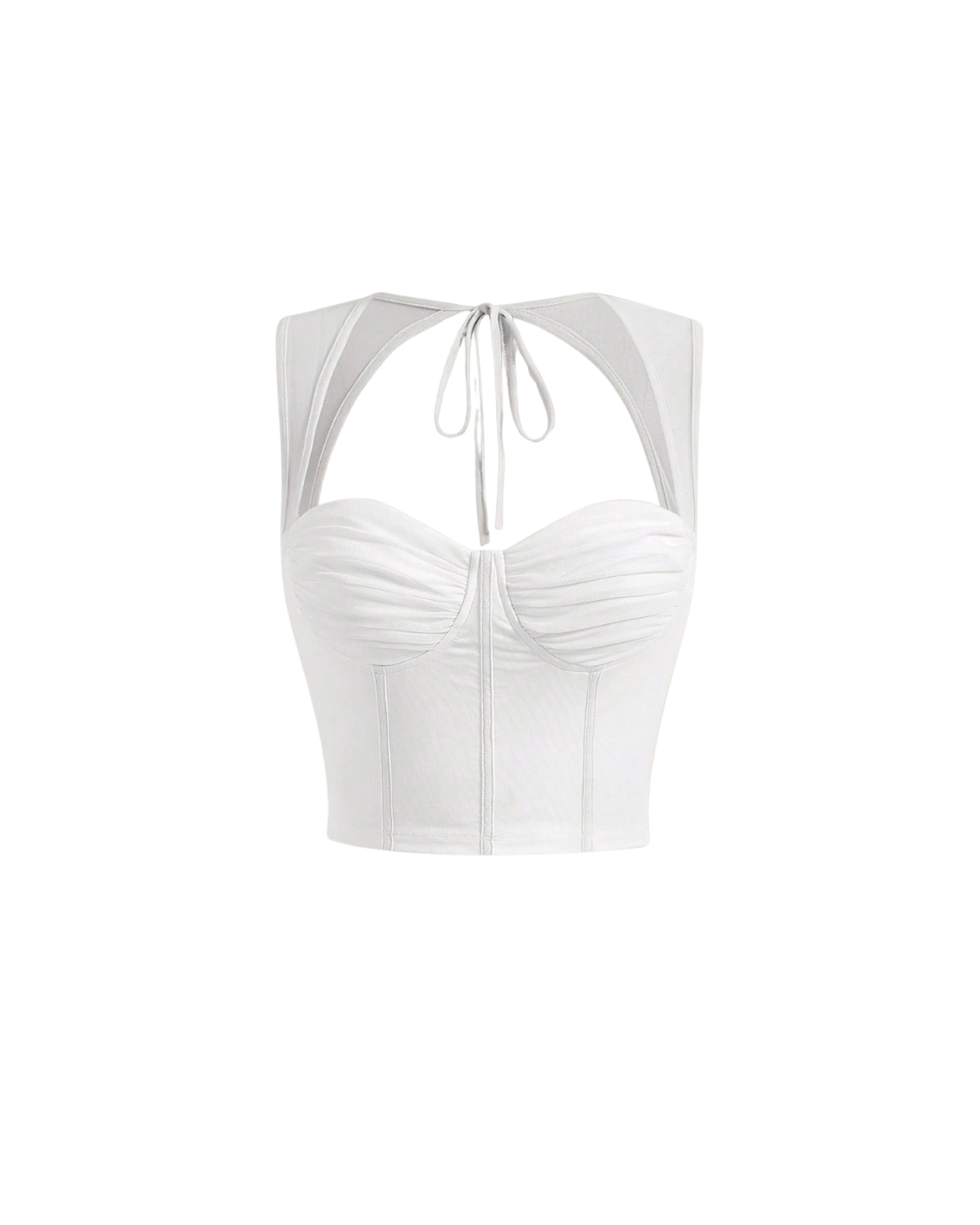 Back-Tie Corset Crop