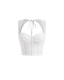 Back-Tie Corset Crop
