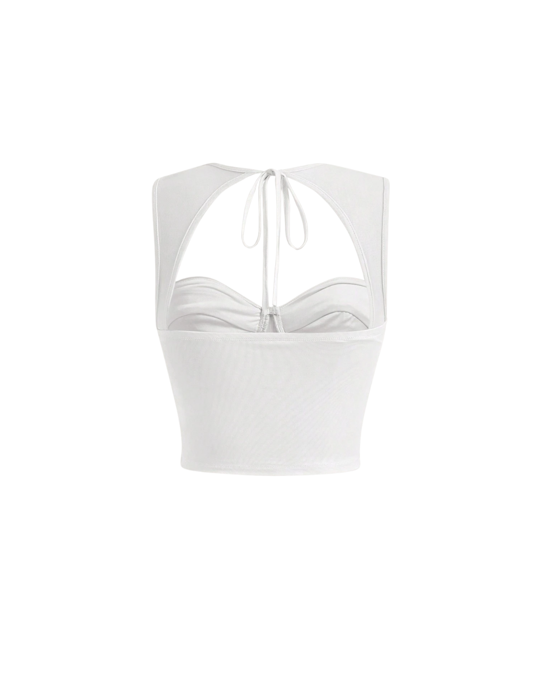 Back-Tie Corset Crop