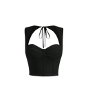 Back-Tie Corset Crop
