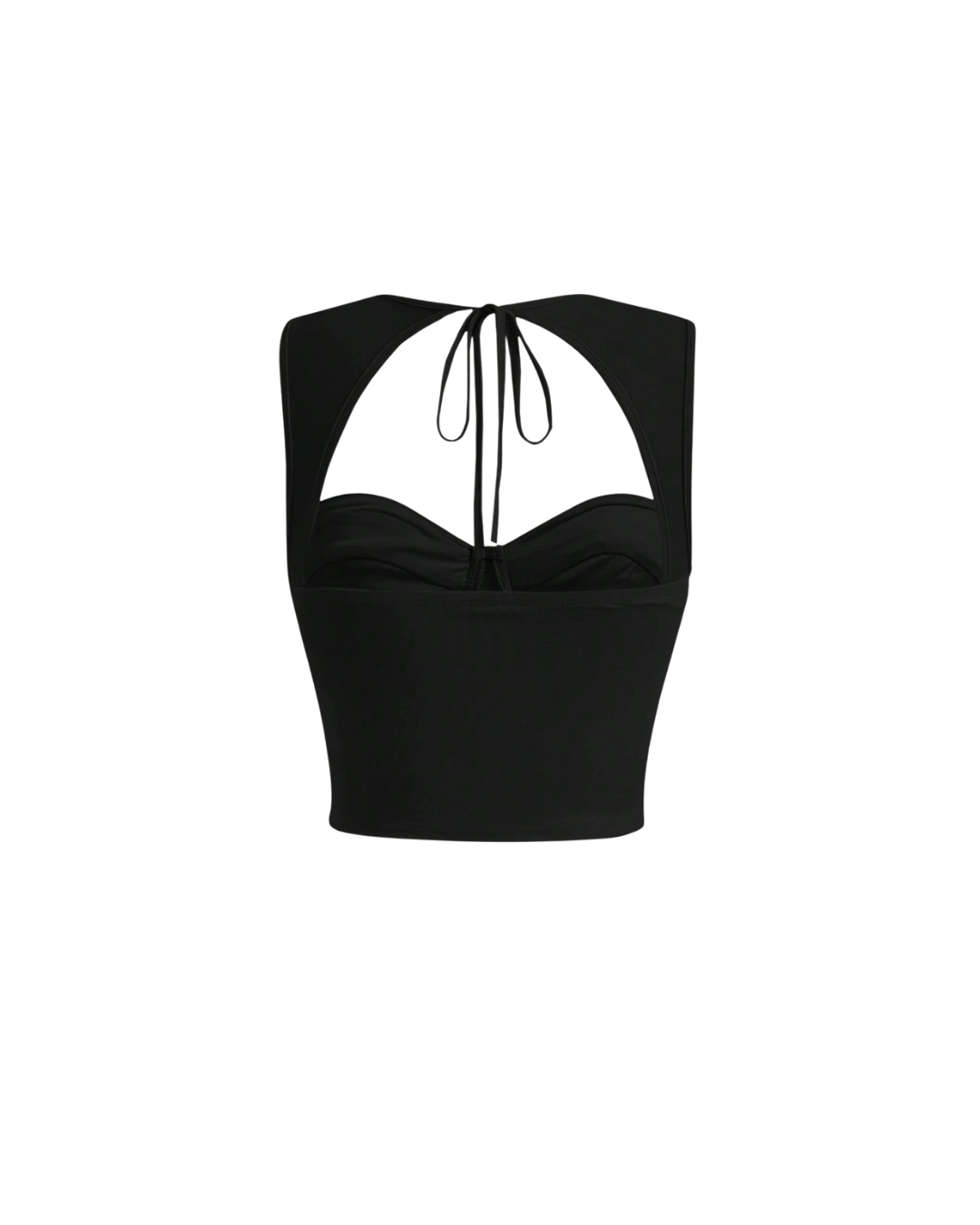 Back-Tie Corset Crop