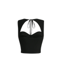 Back-Tie Corset Crop