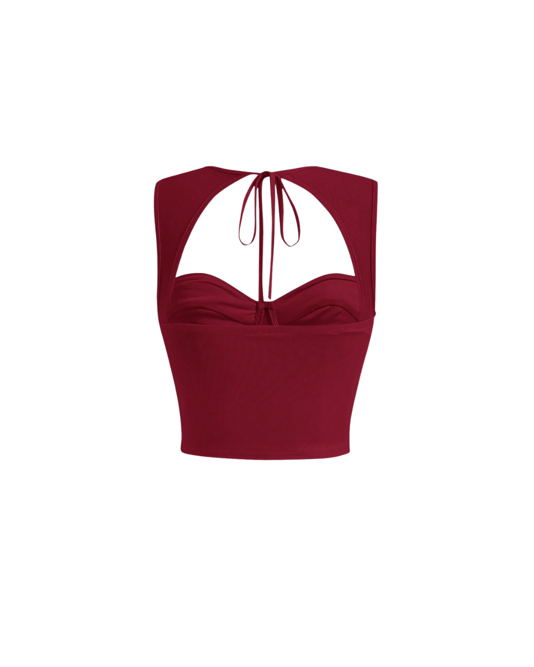 Back-Tie Corset Crop