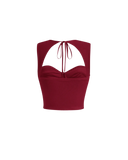 Back-Tie Corset Crop