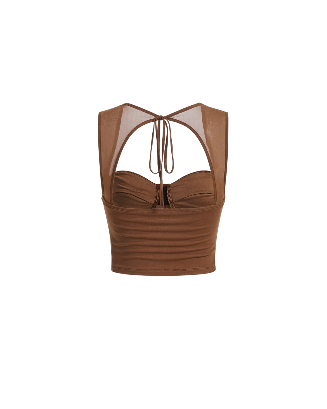 Back-Tie Corset Crop
