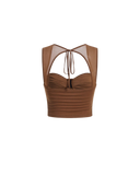 Back-Tie Corset Crop