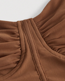 Back-Tie Corset Crop