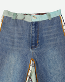 Print Patchwork Jeans