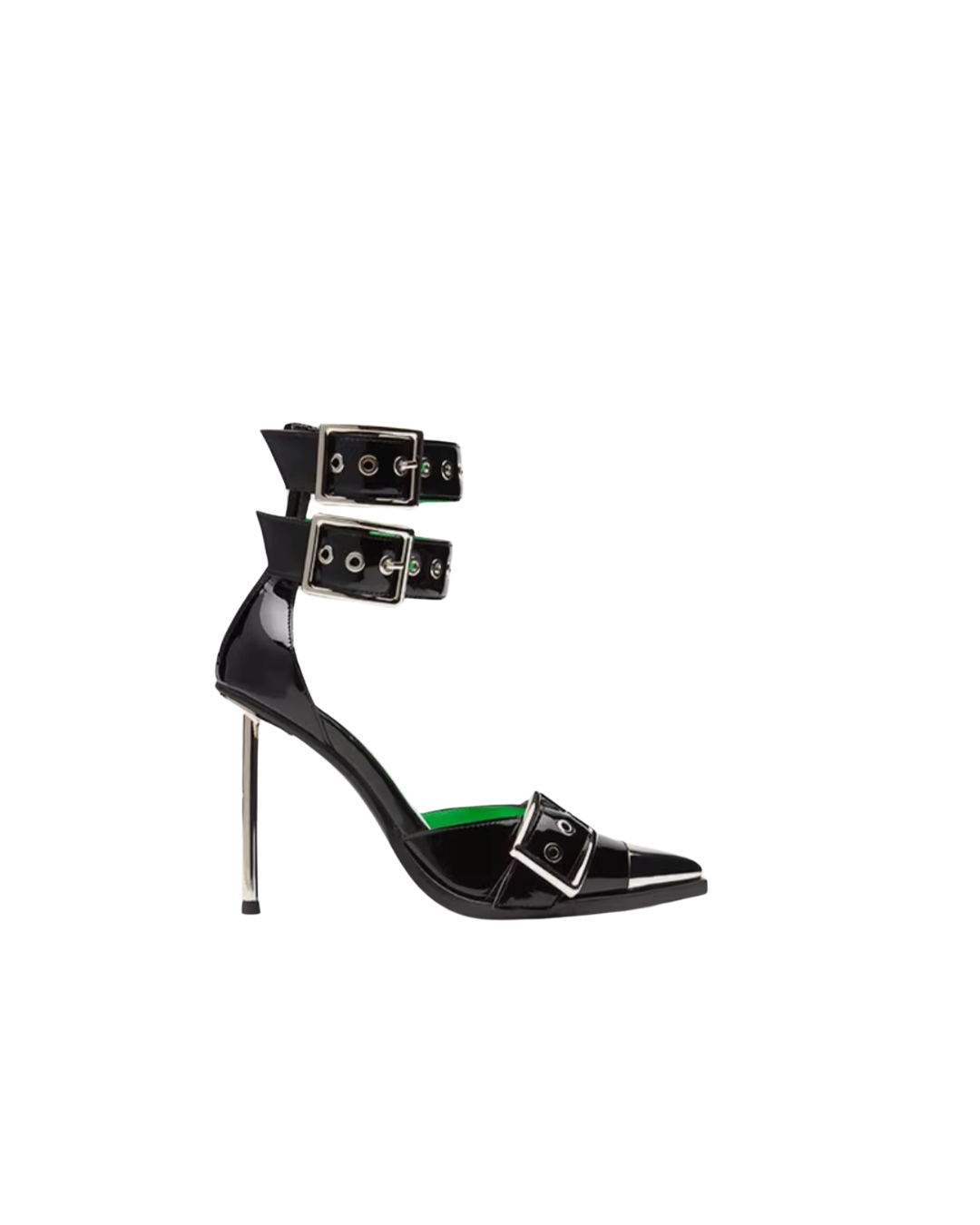 Stiletto Buckle Heels