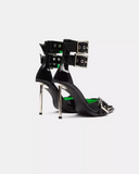 Stiletto Buckle Heels