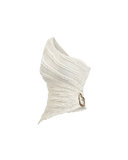 One-Shoulder Buckle Top