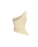 One-Shoulder Buckle Top