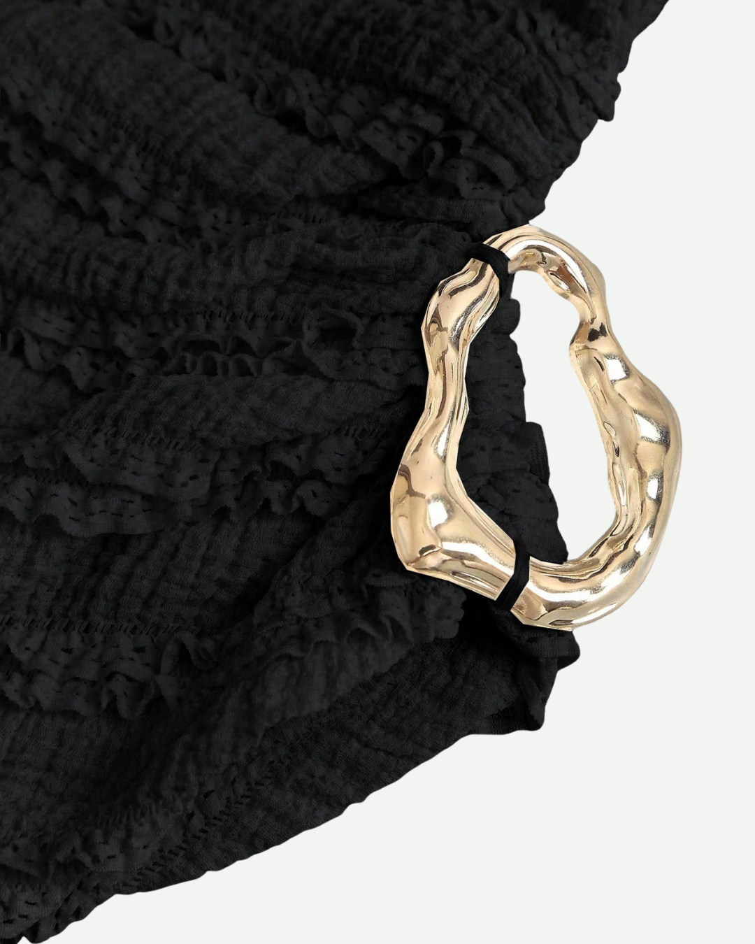 One-Shoulder Buckle Top