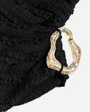 One-Shoulder Buckle Top