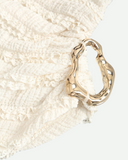 One-Shoulder Buckle Top
